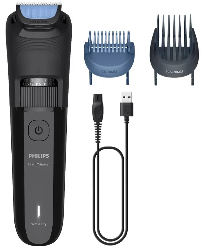 [BT362015] PHILIPS CORTABARBA BT3620/15/ CON BATERÍA / 5 ACCESORIOS