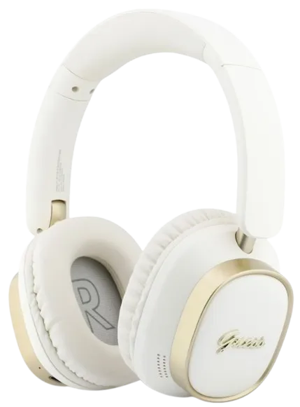 GUESS AURICULAR BLUETOOTH ENC RECTANGLE BLANCO/DORADO