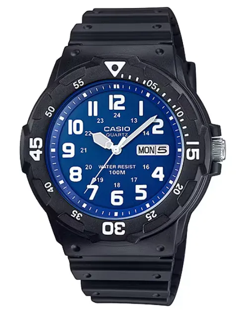 [MRW200H2B2] CASIO RELOJ MRW-200H-2B2 NEGRO / AZUL