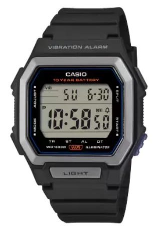 [W738H1AV] CASIO RELOJ W-738H-1AV NEGRO