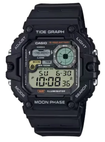 [WS1700H1A] CASIO RELOJ WS-1700H-1A NEGRO
