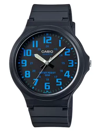 [MW2402B] CASIO RELOJ MW-240-2B AZUL/NEGRO