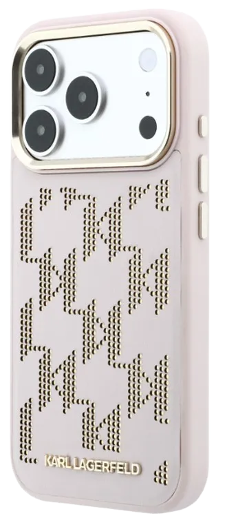 KARL LAGERFELD CARCASA MAGSAFE MONOGRAM IPHONE 17 PRO MAX ROSA