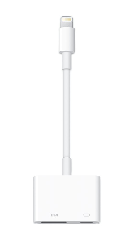 APPLE ADAPTADOR MD826ZM/A LIGHTNING a AV DIGITAL