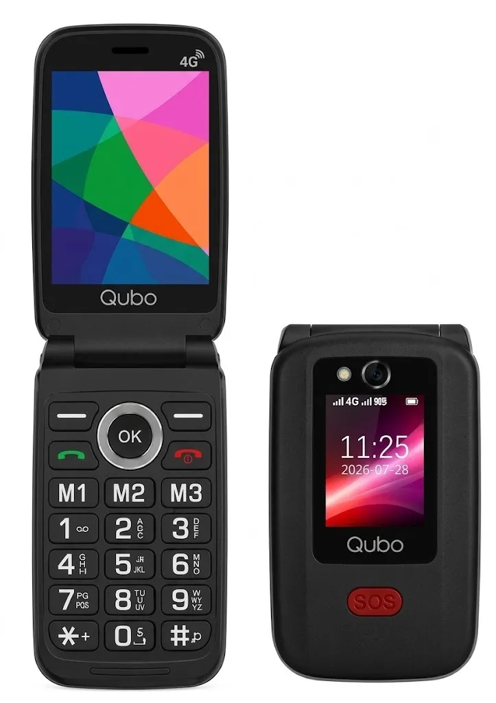 [XD3404G] QUBO TELEFONO MOVIL X-D340 4G NEGRO
