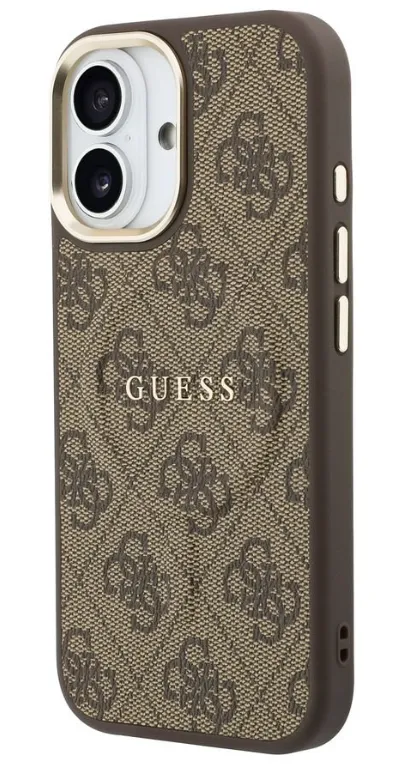 [GUHMP17SP4MSEGCW] GUESS CARCASA MAGSAFE RING 4G IPHONE 17 MARRON