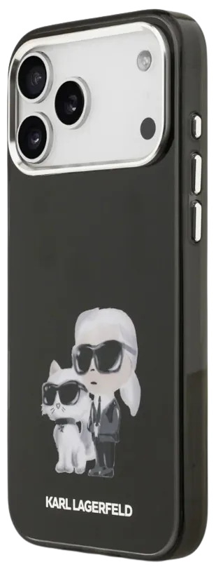 [KLHMP17XHMKCAQOK] KARL LAGERFELD CARCASA MAGSAFE AQUARELLE K&C IPHONE 17 PRO MAX NEGRO