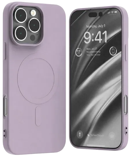 GOOSPERY CARCASA SILICONA MAGSAFE IPHONE 16 PRO MAX LILA