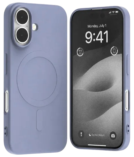 GOOSPERY CARCASA SILICONA MAGSAFE IPHONE 17  AZUL CIELO