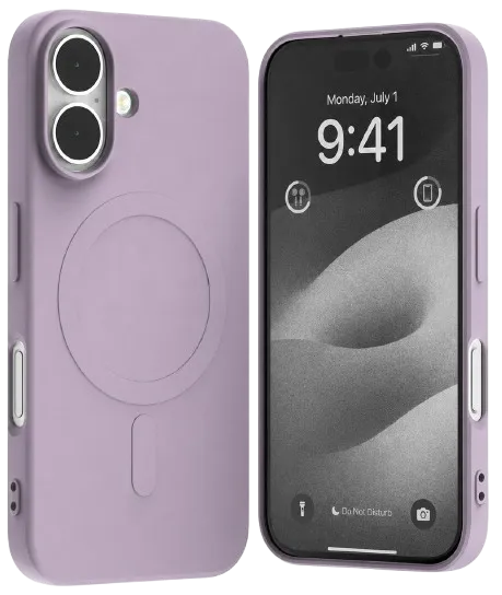 GOOSPERY CARCASA SILICONA MAGSAFE IPHONE 17  LILA