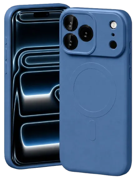 [GSSMIP1817PA] GOOSPERY CARCASA SILICONA MAGSAFE IPHONE 18 PRO / 17 PRO AZUL
