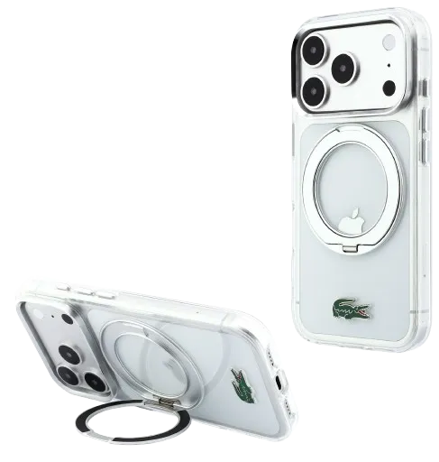 LACOSTE CARCASA MAGSAFE SOPORTE 360º IPHONE 18 PRO/17 PRO