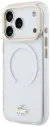 LACOSTE CARCASA MAGSAFE SHOCKPROOF IPHONE 18 PRO/17 PRO DORADO/BLANCO