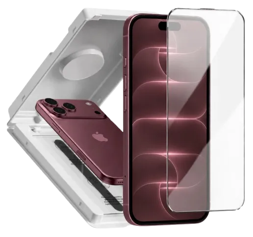 DEVIA CRISTAL TEMPLADO CON APLICADOR IPHONE 18 PRO MAX/17 PRO MAX