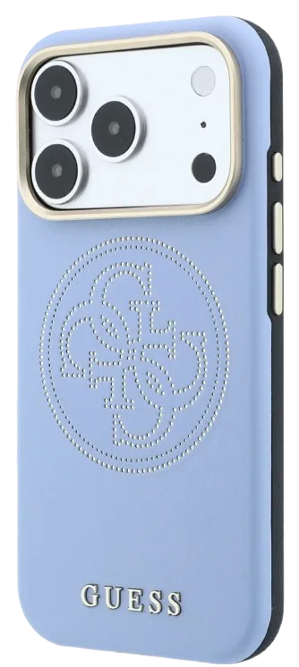 [GUHMP18L6PS4SRGB] GUESS CARCASA MAGSAFE 4G PERFORATED IPHONE 18 PRO/17 PRO AZUL GLACIAL