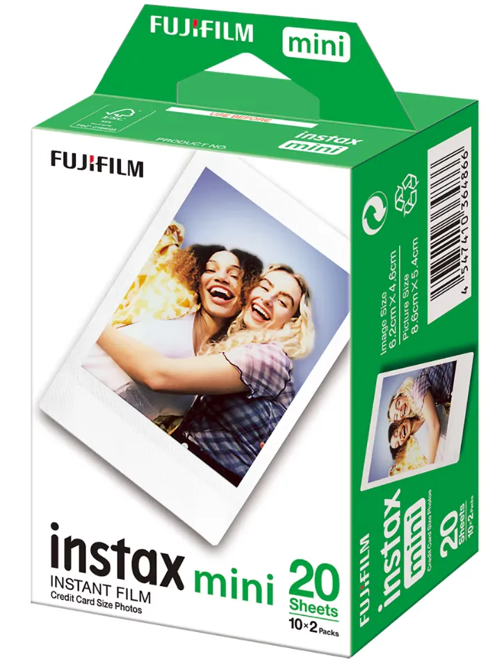 FUJIFILM PELICULA 20 FOTOS INSTANTANEAS INSTAX MINI