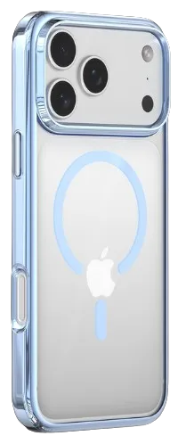 [DSTGMIP18PA] DEVIA CARCASA GLIMMER MAGNETIC IPHONE 18 PRO/17 PRO AZUL GLACIAL