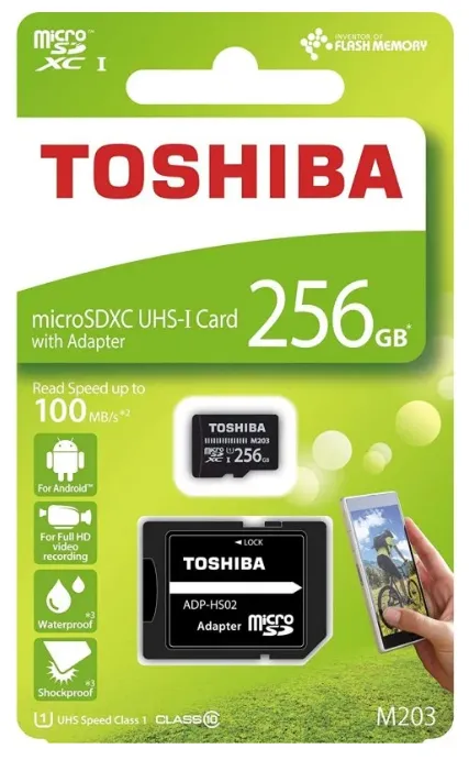 [THNM203K2560EC] TOSHIBA TARJETA MEMORIA EXCERIA M203 MICROSDXC 256GB