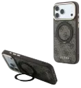 GUESS CARCASA MAGSAFE SOPORTE 360º 4G IPHONE 18 PRO MAX/17 PRO MAX MARRON