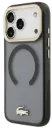 LACOSTE CARCASA MAGSAFE SHOCKPROOF IPHONE 18 PRO/17 PRO DORADO/NEGRO