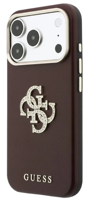 [GUHCP18X6PWGSPDU] GUESS CARCASA 4G STRASS DIAMOND LOGO IPHONE 18 PRO MAX/17 PRO MAX BURDEOS