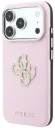 GUESS CARCASA 4G STRASS DIAMOND LOGO IPHONE 18 PRO MAX/17 PRO MAX ROSA