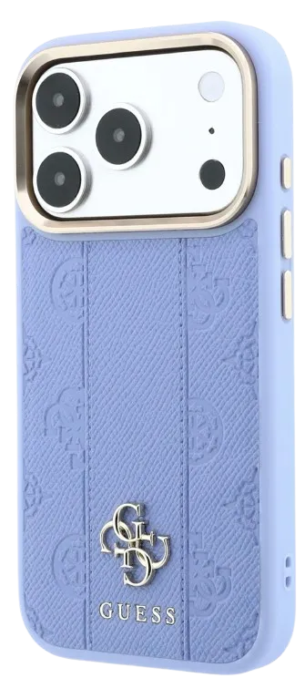 [GUHMP18X6PGSU4EB] GUESS CARCASA MAGSAFE 4G PEONY STRIPE IPHONE 18 PRO MAX/17 PRO MAX AZUL GLACIAL
