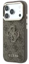 GUESS CARCASA RESIN LOGO IPHONE 18 PRO MAX/17 PRO MAX MARRON