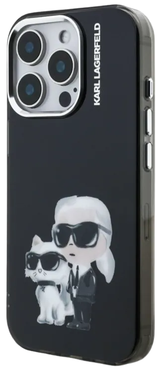 KARL LAGERFELD CARCASA AQUARELLE K&C IPHONE 16 PRO NEGRO