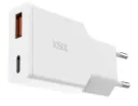 KSIX CARGADOR XTRASLIM DUAL PD 30w 1xUSB-A / 1xUSB-C