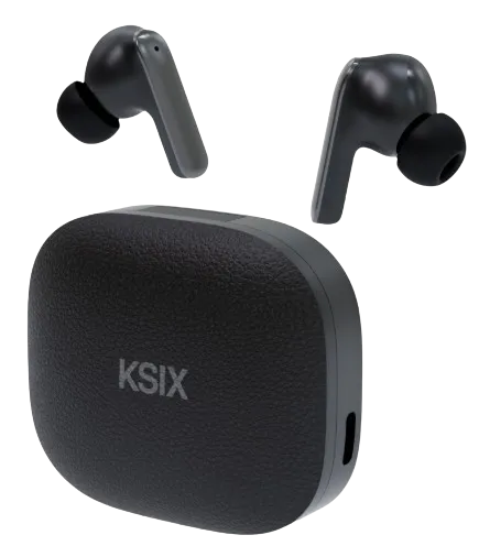 KSIX AURICULARES INALAMBRICOS TRADUCCIÓN IA ANC+ENC NEGRO