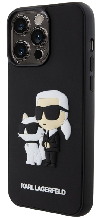 KARL LAGERFELD CARCASA 3D RUBBER CHOUPETTE IPHONE 15 PRO MAX