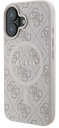 GUESS CARCASA MAGSAFE RING CLASSIC LOGO IPHONE 16 PLUS ROSA