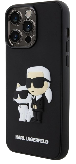 KARL LAGERFELD CARCASA 3D NFT IPHONE 14 PRO MAX NEGRO
