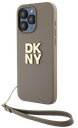 DKNY CARCASA STRAP LOGO IPHONE 15 PRO BEIGE