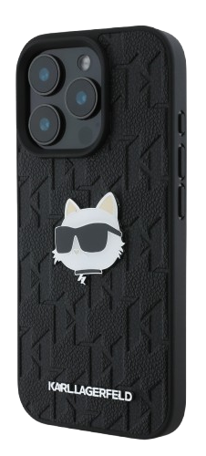 KARL LAGERFELD CARCASA CHOUPETTE HEAD IPHONE 16 PRO NEGRO