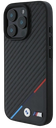 BMW CARCASA MAGSAFE CARBON TRICOLOR IPHONE 16 PRO NEGRO