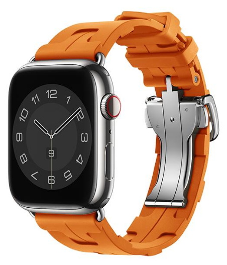 DEVIA CORREA SILICONE DELUXE APPLE WATCH 38/40/41mm NARANJA