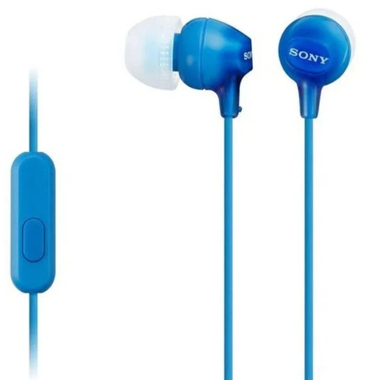 SONY AURICULAR MDREX15APLICE7 CON MICRO JACK AZUL