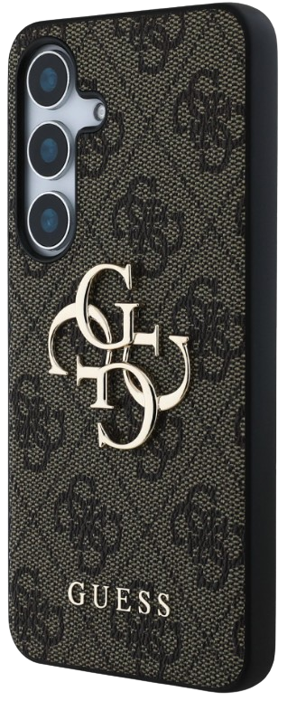 GUESS CARCASA 4G METAL LOGO SAMSUNG GALAXY S25 MARRON