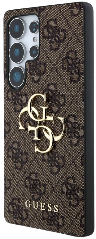 GUESS CARCASA 4G METAL LOGO SAMSUNG GALAXY S25 ULTRA MARRON