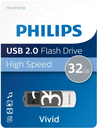 PHILIPS PENDRIVE 32GB VIVID SHADOW GREY