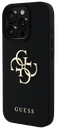 GUESS CARCASA GRAINED 4G IPHONE 16 PRO NEGRO