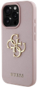 GUESS CARCASA GRAINED 4G IPHONE 16 PRO ROSA