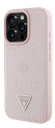 GUESS CARCASA MAGSAFE GRAINED PEONY TRIANGLE IPHONE 16 PRO MAX ROSA