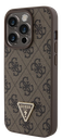 GUESS CARCASA 4G TRIANGLE STRASS IPHONE 15 PRO MARRON
