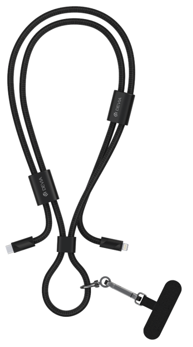 DEVIA COLGANTE/CABLE C-LIGHTNING 27W 1.6m NEGRO