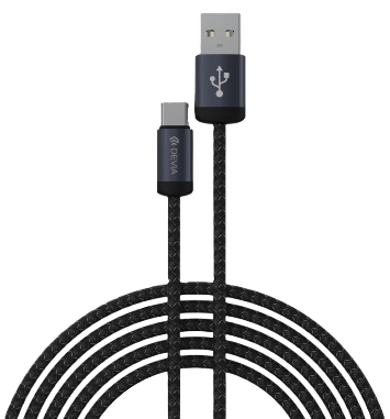 DEVIA CABLE GRACIOUS USB A - TIPO C 2A 2m NEGRO