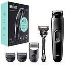 BRAUN CORTABARBAS KIT 4 EN 1 SK3300 CON BATERIA /3 ACCESORIOS /GILLETE PROGLIDE