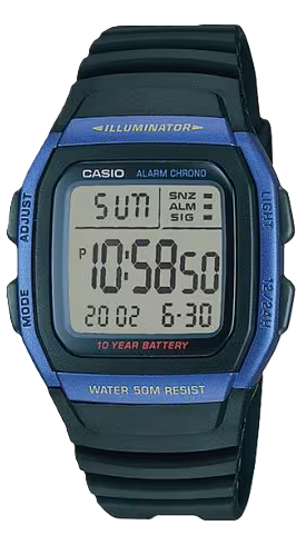 CASIO RELOJ W-96H-2A AZUL MARINO